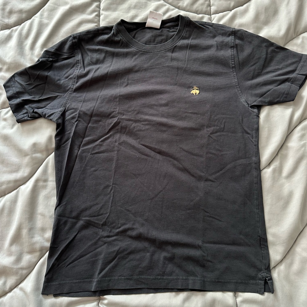 Brooks Brothers Cotton Logo Crewneck T-Shirt, Size: MEDIUM